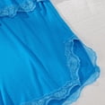 thumbnail image 3 of Womens 2 Piece Sheer Mesh Babydoll Tops Shorts Lingerie Set Bow Ruffle Long Sleeve High Waist Dress Nightdress, 3 of 5