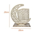 thumbnail image 2 of 2 juegos de decoración de Ramadán Eid Mubarak, decoración de madera de Ramadán, decoración de mesa ligera, regalo de decoración del hogar Mubarak, decoraciones para oraciones de Ramadán, 2 of 5
