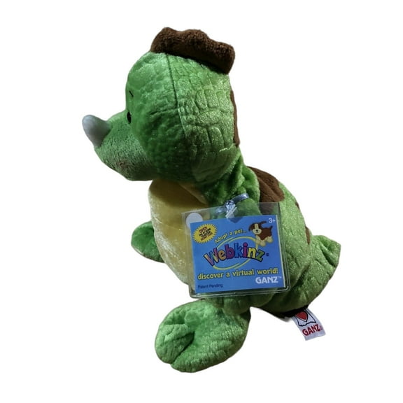 Ganz Webkinz - KEY LIME Dino (With Sealed Code) 9" Plush
