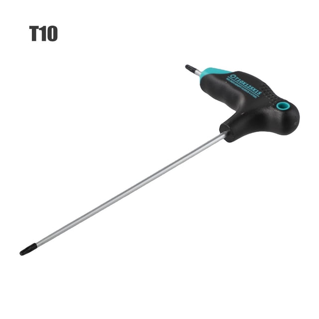 Outil de Réparation de Clé Torx à Poignée en T Tournevis Double Tête T6-T45 avec Trou