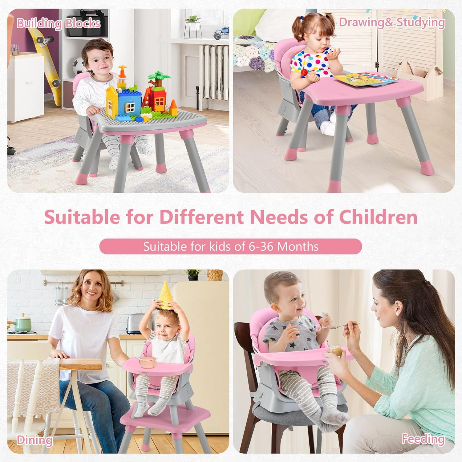 pink b spaces by battat chairs