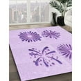 thumbnail image 2 of Ahgly Company Indoor Rectangle Patterned Tyrian Purple Area Rugs, 5' x 7', 2 of 6