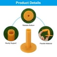 thumbnail image 3 of Uxcell Rubber Golf Tee, 9 Pcs Mix Size Golf Practice Tees Training Driving Range Tee, Yellow, 3 of 6