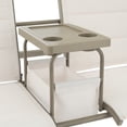 thumbnail image 3 of Mainstays Cobble Hill 2-Seat Steel Canopy Porch Swing with Centre Table, Cream, 3 of 7