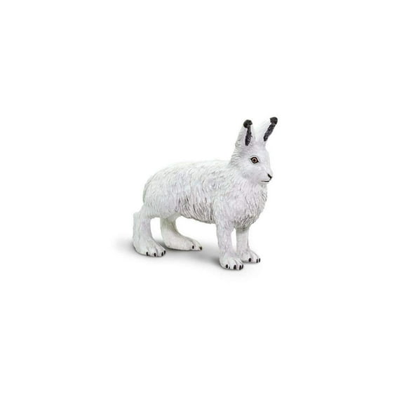 Safari Ltd. Arctic Hare Figurine - Lifelike 2.5" Model Figure - Educational Toy for Boys, Girls, and Kids Ages 3 