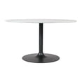 thumbnail image 4 of Jofran Rowan 54" Modern Luxury Pedestal Round Marble Dining Table, 4 of 7