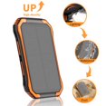 thumbnail image 4 of DFITO Solar Power Bank Qi Portable Charger 30000mah Battery W/ PD 18W Fast Charge, 4 of 8