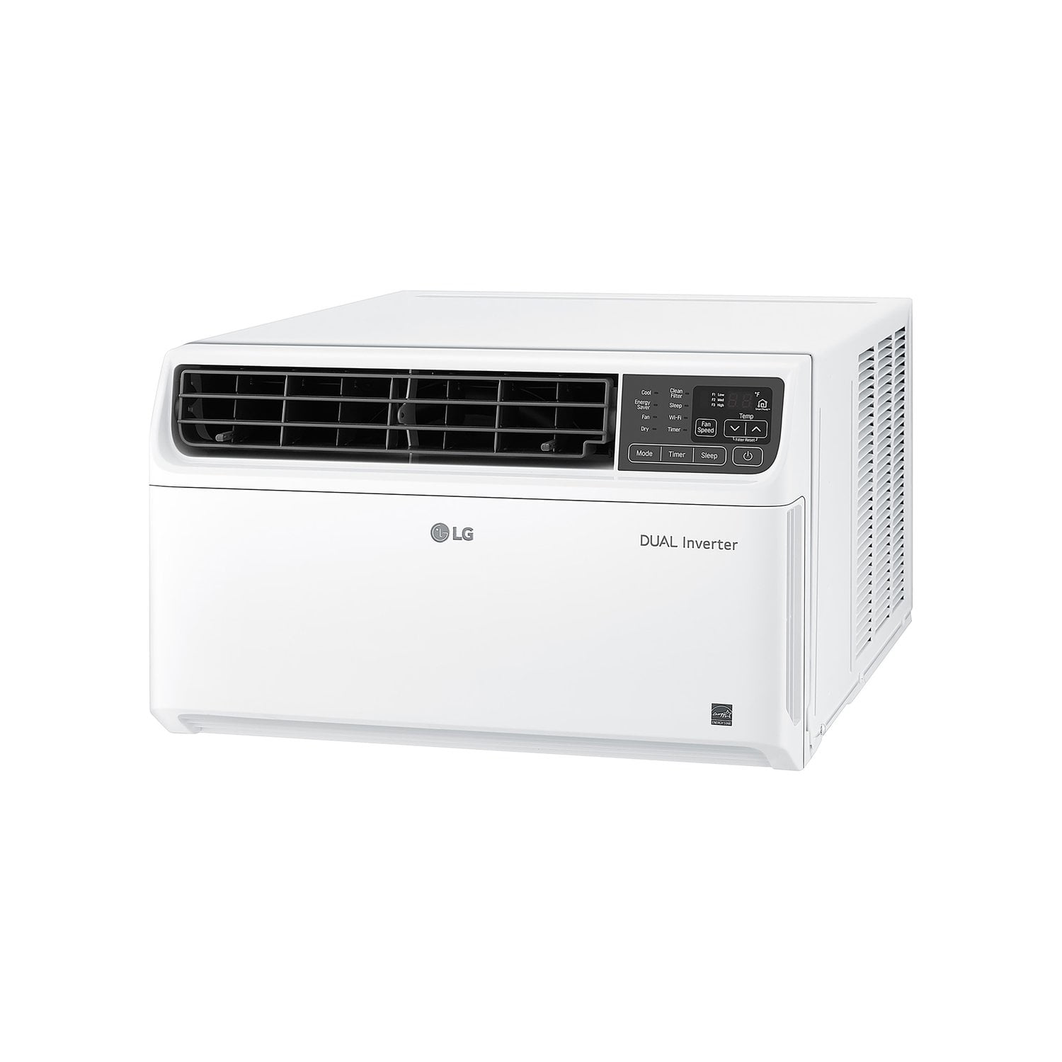 LG New 10,000 BTU 450 Sq Ft Smart Wi-Fi Enabled Dual Inverter Window Air Conditioner, White
