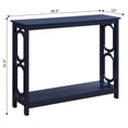 thumbnail image 4 of Convenience Concepts Omega Console Table with Shelf, Cobalt Blue, 4 of 6