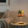 thumbnail image 6 of BZSMCE Table Lamp Creative Flamingos in The Forest Simple Pattern Night Light, 6 of 8