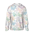 thumbnail image 2 of Lsque Colorful Butterfly UPF 50+ Lightweight Sun Protection Men's Women's Long Sleeve Shirt, Hoodie Performance -XX-Large, 2 of 9