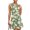 White, variant on WTOBBY Women's Summer Floral Sundress Round Neck Sleeveless Casual Vest Dress with Back Keyhole Design for Outdoor Events and Garden Parties ,BlackL