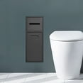 thumbnail image 5 of Rectangle Bathroom Trash Can Tilt Out Trash Bin Cabinet Hidden Trash Can Black, 5 of 17