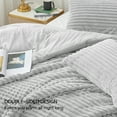 thumbnail image 3 of BEDELITE Fleece Twin Comforter Set -Super Soft & Warm Fluffy Grey Bedding, Luxury Fuzzy Heavy Bed Set for Winter with 1 Pillow case, 3 of 9