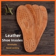 thumbnail image 2 of Plantilla de cuero de vaca para zapatos Hombres Mujeres Desodorante cómodo Plantillas de cuero casuales para pies Calidad Zapatos planos de cuero genuino SoleEU40-250mm Gao Jinjia LED, 2 of 2