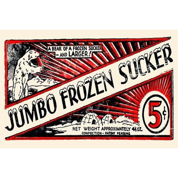 Jumbo Frozen Sucker 5-Fine Art Canvas Print (20" x 30")