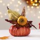 thumbnail image 3 of Flor de calabaza artificial Centro de mesa de calabaza de otoño Accesorios para fotos de otoño Espuma falsa Estilo A, 3 of 9