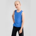thumbnail image 4 of GYRATEDREAM Girls Athletic Tank Tops Open Back Sleeveless Workout Running Tennis Sports Shirts 5-12 Years, 4 of 8