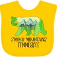 thumbnail image 3 of Inktastic Smoky Mountains, Tennessee Mountains and Bear Shape Boys or Girls Baby Bib, 3 of 4