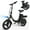 Black Update, variant on 14" Folding Electric Bike, Ebike, Electric Bike 500W 48V 10Ah Built-in Battery 20MPH, 30+Miles,Multi-Shock Absorption, 3 Riding Modes, Commuting  UL 2849