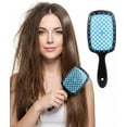 thumbnail image 1 of Cepillo para Cabello Bluelander Antinudos con Mango Ergonómico, Azul, 1 of 5