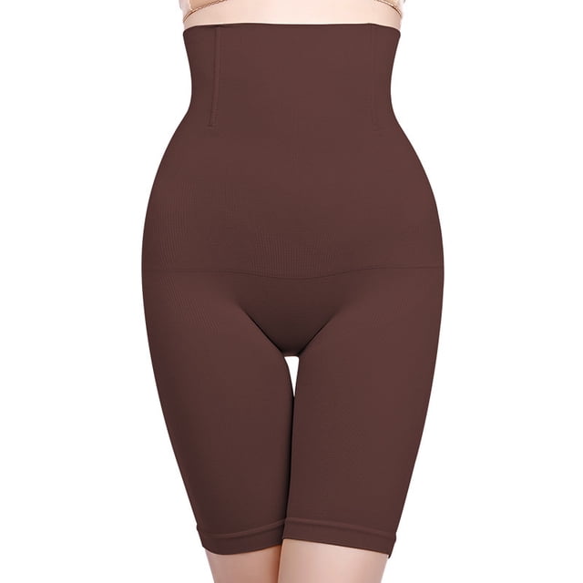 Pantalones abdominales sin costuras para mujer, pantalones moldeadores de cintura alta, reductores de cintura alta, ajustados y con esquinas planas