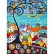 thumbnail image 1 of Cuadros Decorativos (DE1070) 5D DIY Taladro Completo Pintura Diamante Color Casa Punto de Cruz Mosaico (B337) 20X30cm Wdftyju embutido en tela, 1 of 1