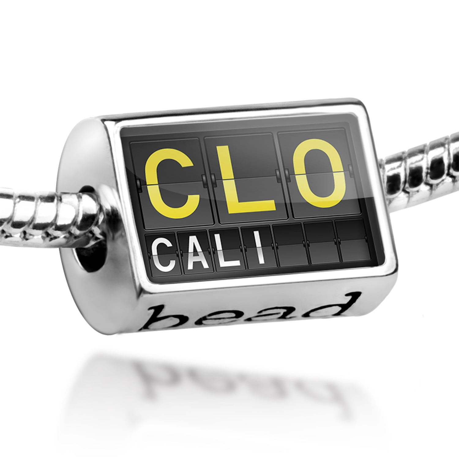 Bead CLO Airport Code For Cali Charm Fits All European Bracelets bead-clo-airport-code-for-cali-charm-fits-all-european-bracelets