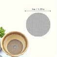 thumbnail image 3 of 50 Pcs Flower Pot Hole Mesh Pad, 2.0x2.0in Round Bonsai Pot Bottom Net Screen, Breathable Drainage Gaskets, Soil Loss Prevention, Plant Care Supply, 3 of 5