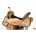 thumbnail image 6 of 14 In Hilason Western Horse Barrel Racing Trail American Leather Saddle Tan Tack, 6 of 8