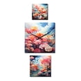 thumbnail image 2 of Designart "The Graceful Barrier of the Coral Reef" Beach & Ocean Oversized Wall Clock - Set Of 3 - Multipanel Clock For Living Room Décor - Large Nautical & Coastal Wall Clock, 2 of 6