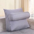 thumbnail image 2 of HOMEMAXS 1 Set Bed Triangle Cushion Waist Rest Neck Support Pillow Headrest Pad Reading Pillow for Office Home Car (Dark Grey), 2 of 8