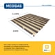 thumbnail image 5 of Malla Sombra 1.5x5 Metros - Rectangular Bicolor - Lonas para Exteriores - Lona para Sombra - Argolla y Bastilla Ultra-Resistente - Protección UV - Fácil Instalación - Malla 1.5x5 CB, 5 of 7