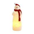 thumbnail image 2 of WWV Christmas LED Figurine Table Lamp Soft Glow Holiday Desktop Decor Indoor Mantel Shelf Festive Ornament Gift for Family Friends Christmas Decoration Lovers, 2 of 7
