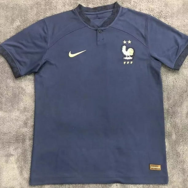 2022 Copa Del Mundo Francia Camiseta De Fútbol Para Hombre Versión Azulpangjing