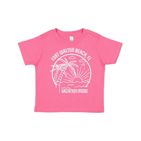 

Inktastic Summer Vacation Mode Fort Walton Beach Florida Gift Toddler Boy or Toddler Girl T-Shirt