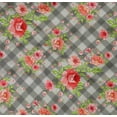 thumbnail image 4 of oneOone Coton Bio Popeline Sergé Feuilles & Motif Floral Imprimé BTY 42 Pouces de Large, 4 of 4