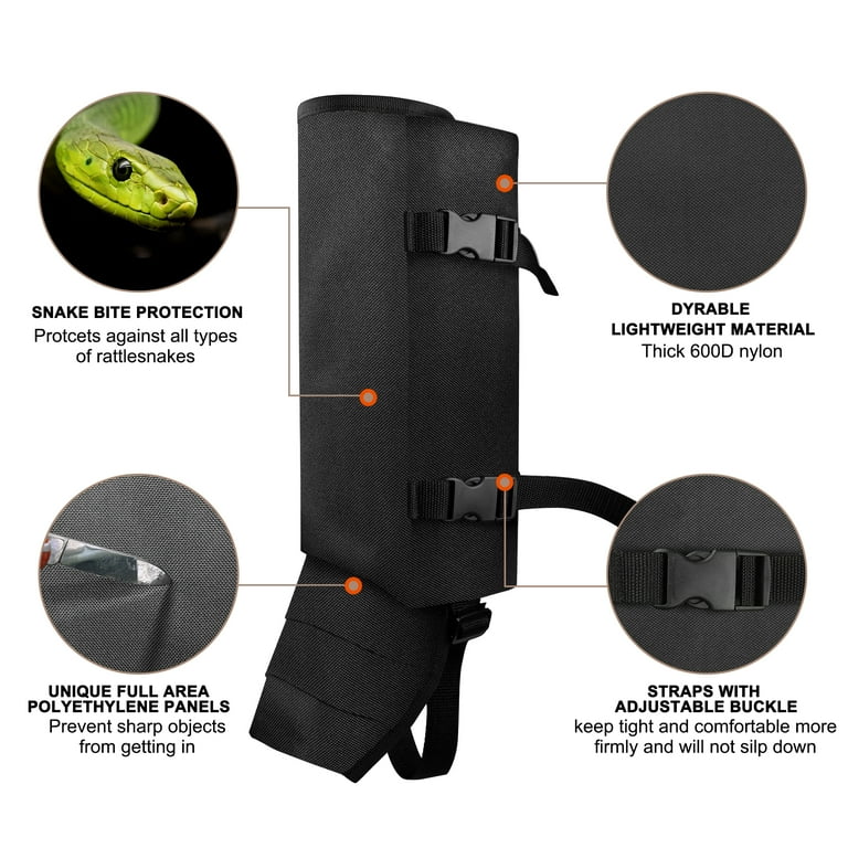 Men Snake Chaps For Men Snake Gaiters, Snake Bite Protection For