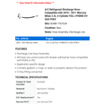 thumbnail image 2 of A/C Discharge Hose - Compatible with 2010 - 2011 Mercury Milan 2.5L 4-Cylinder FULL HYBRID EV-GAS FHEV, 2 of 2