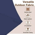 thumbnail image 5 of Mondawe 15ft Double-Sided Solar Patio Umbrella with Base (Included) Large Outdoor Umbrella with Solar Lights, 5 of 10