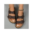 thumbnail image 5 of Women's Adjustable Cork Slides with Soft Footbed, Buckled Slip-On Casual Outdoor Sandals, 5 of 10