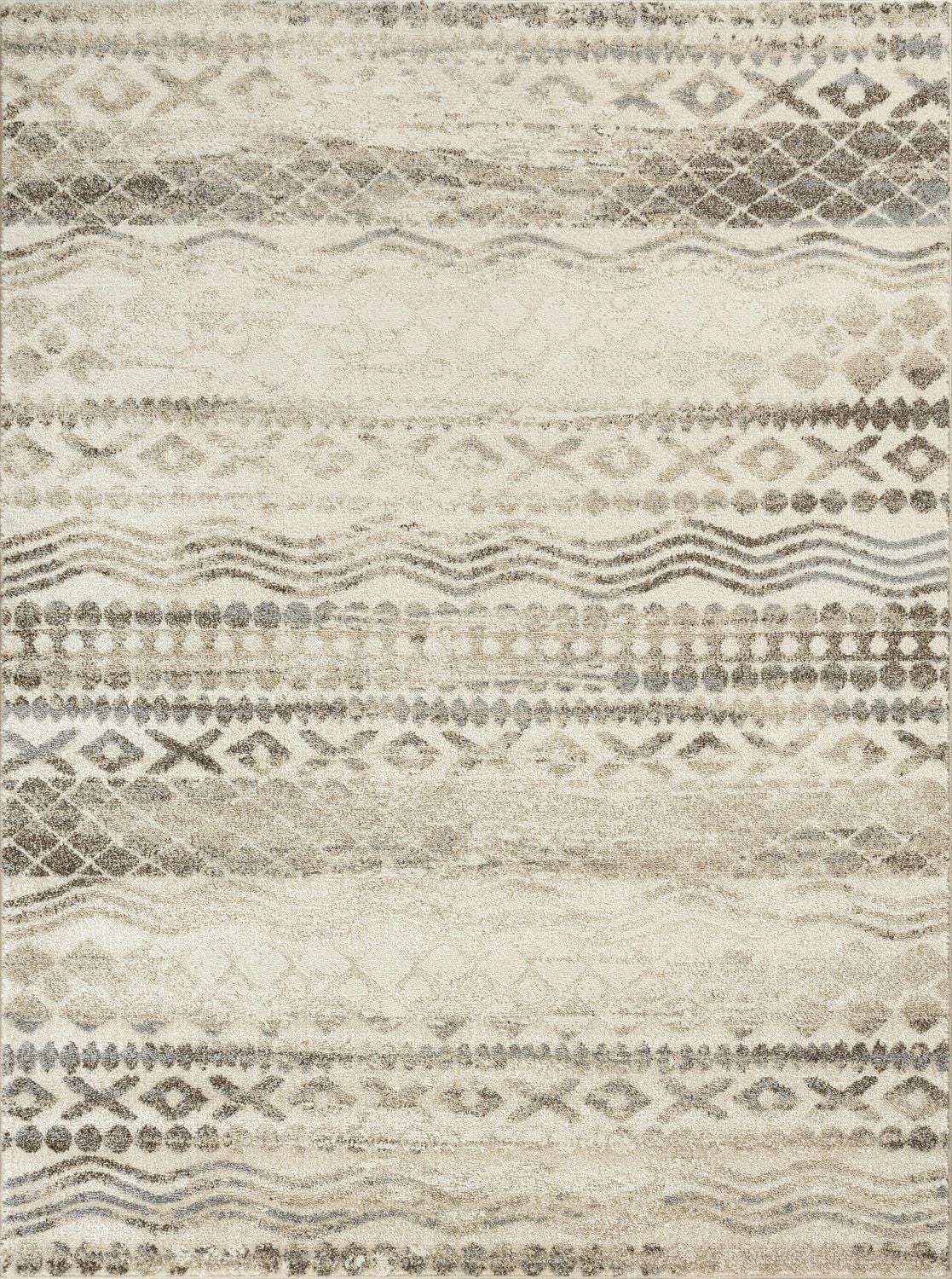 hometrends Cream Ibiza Rug, 5 ft. 3 in. x 7 ft.