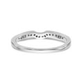 thumbnail image 5 of Solid 14k White Gold Diamond Wedding Band Ring Size 7.5 (.124 cttw.), 5 of 8