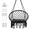 Gray+Black, variant on SHENCAIOU Woven Swing Chair that can Hold Up to 330 Pounds and can be Used for Indoor and Outdoor Hammock Swing Chairs - Cotton