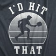 thumbnail image 2 of Mens Id Hit That T Shirt Funny Sarcastic Pickleball Paddle Joke Tee for Guys Graphic Tees, 2 of 9