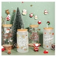 thumbnail image 2 of TiaGOC Christmas Gifts Cups,Christmas Glass ,16oz Christmas Iced Coffee Cups With Lids and Straw,Christmas Party Favors Cups,Christmas Gifts for Women Men Friends Coworkers Set of 8, 2 of 6