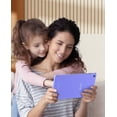 thumbnail image 7 of Tablets 10.1 inch Android 14 Tablet Newest, 32GB ROM 1TB Expand, Quad-Core Processor Tablet, 6000mAh Battery, Dual Camera, Wifi, 1280x 800 IPS Tablet PC (Purple), 7 of 7