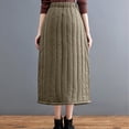 thumbnail image 5 of Easter Carnival Winter Windproof Quilted Wrap Pencil Skirt Mid Length Lightweight Warm Fill Insulated, 5 of 5