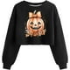 thumbnail image 1 of Ailaofu Women's Sweatshirt Fall Halloween Lantern Long Sleeve Pullover Spooky Season Sweatshirt, 1 of 2