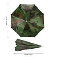 thumbnail image 2 of Sombrero de paraguas de pesca Uxcell de 20" Capazo plegable para sol y lluvia 4 paquetes, 2 of 6
